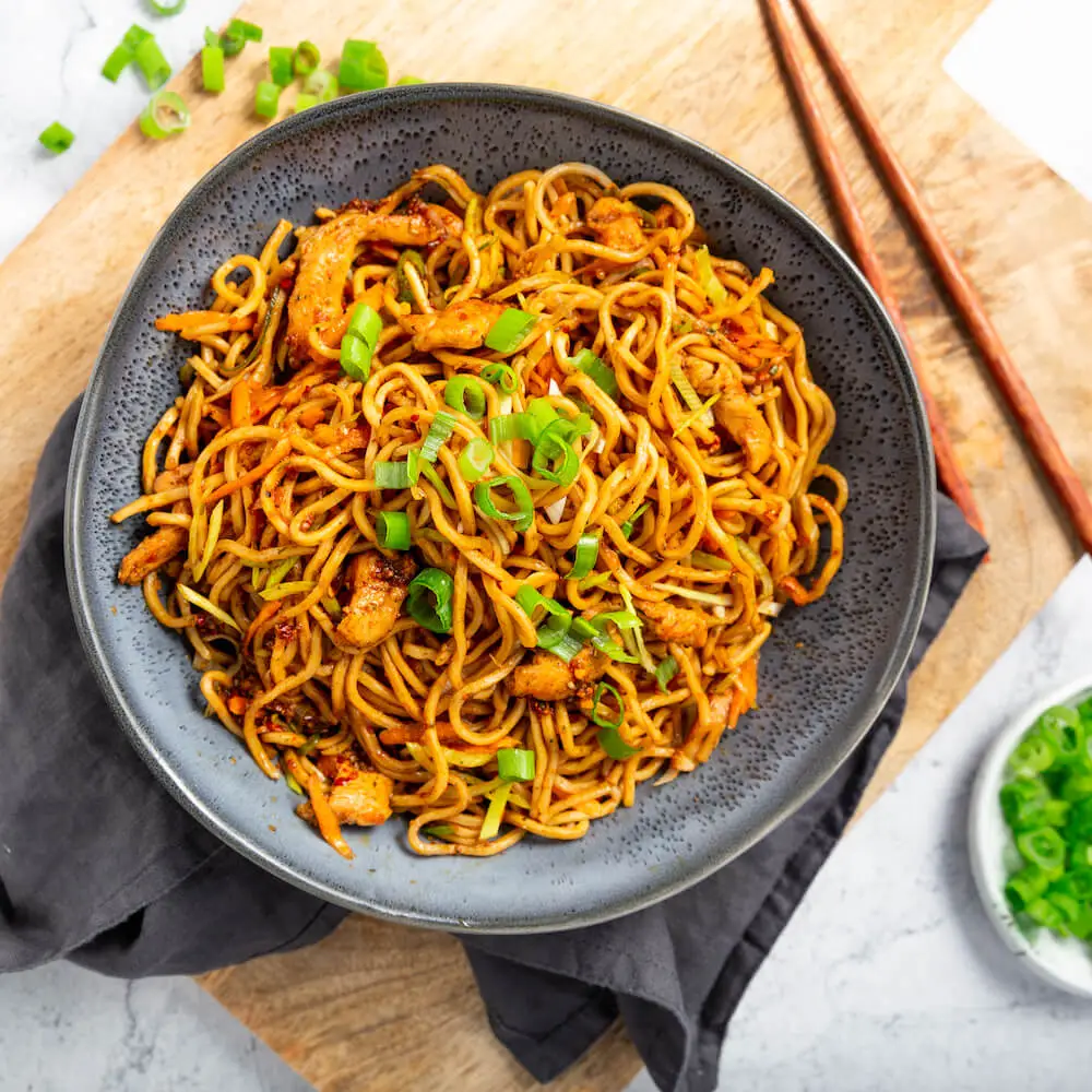 Chinese cuisine - stir-fried noodles